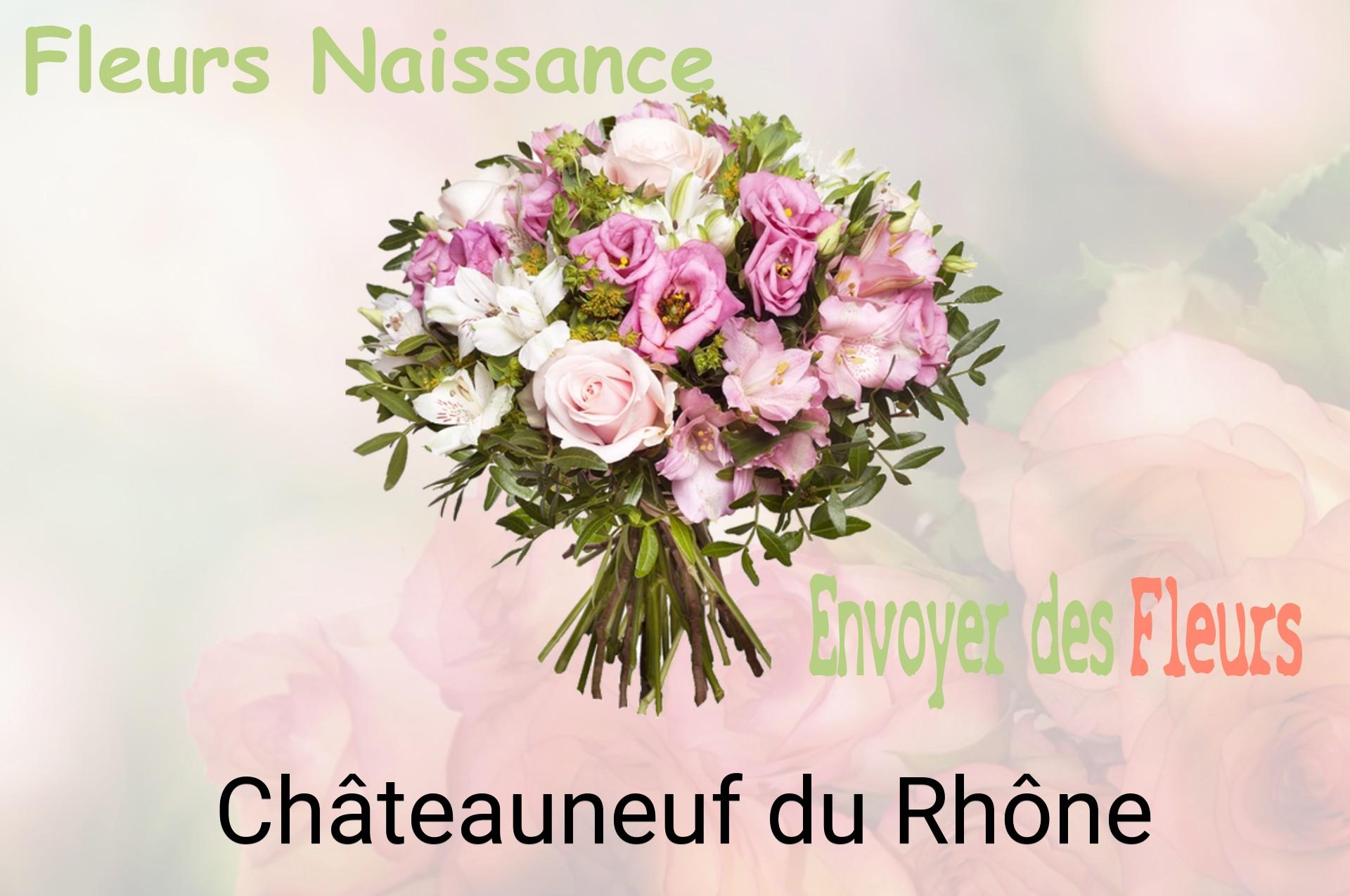 Bouquet de fleurs de naissance livré à Châteauneuf-du-Rhône