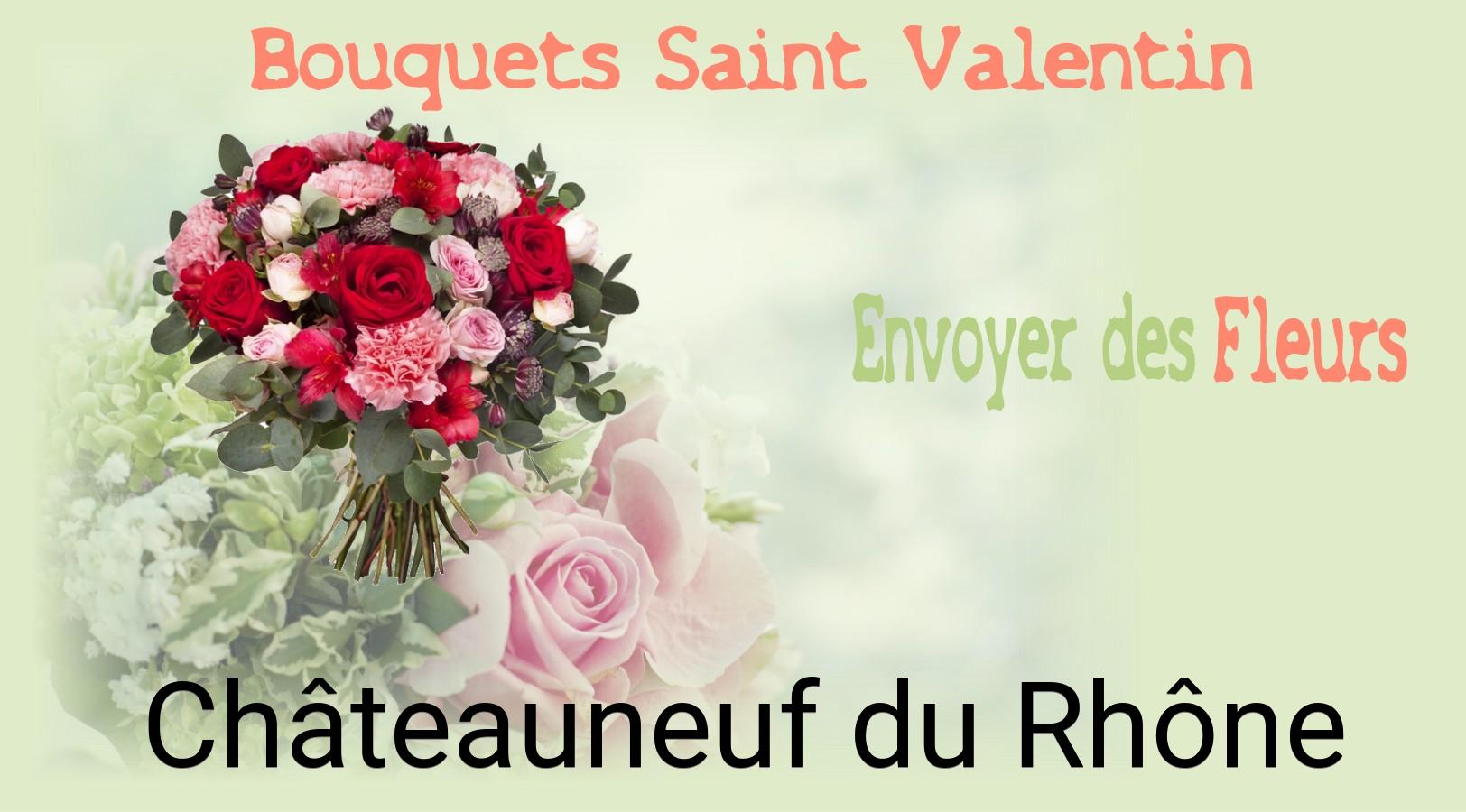 Roses de Saint-Valentin livrées à Châteauneuf-du-Rhône